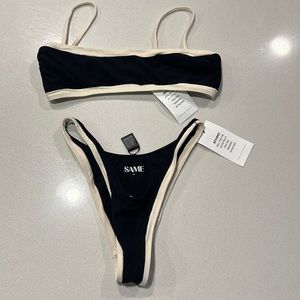 Brand new Same Los Angeles bandeau top and and 90s bottom.
